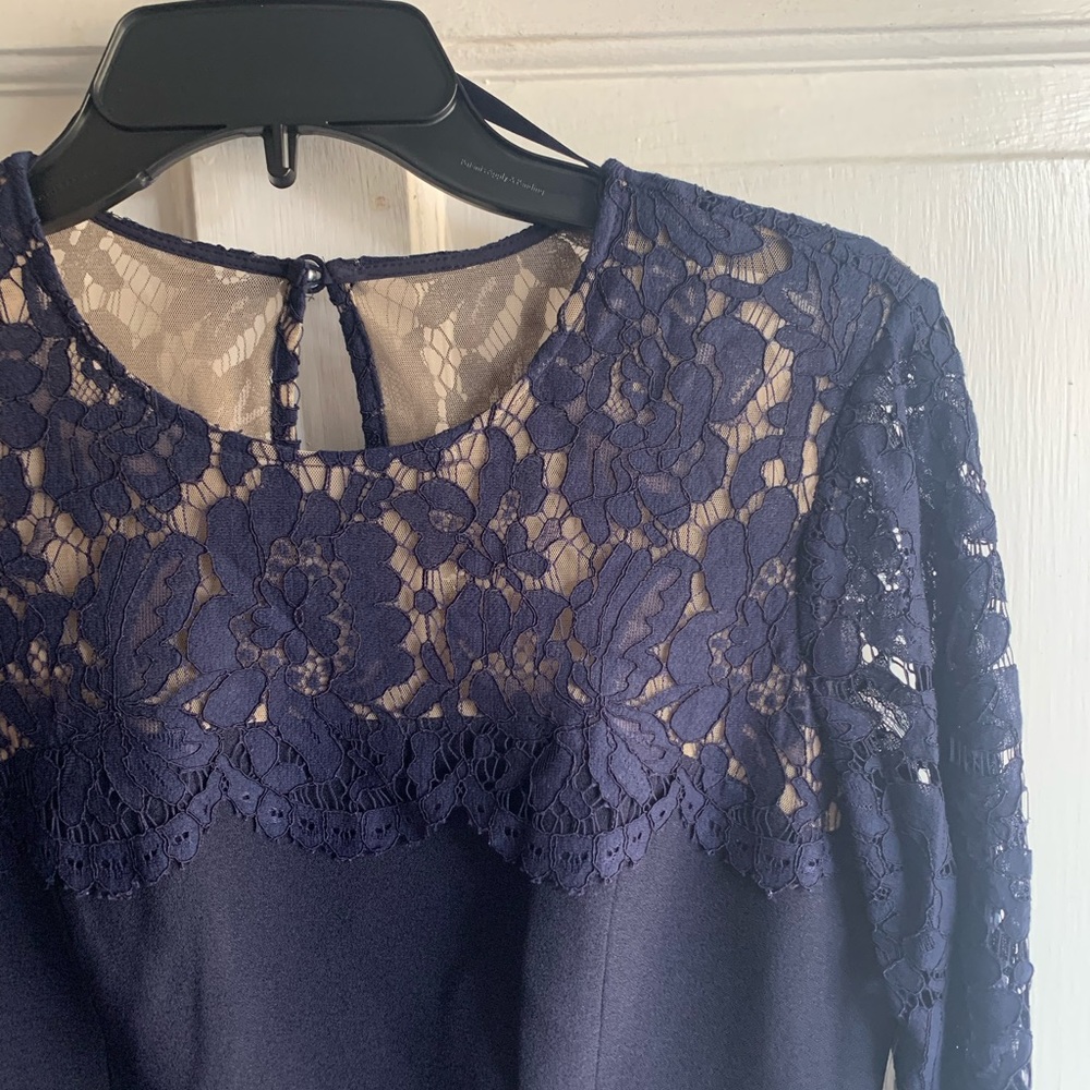 NWT Eliza J dress navy size 6